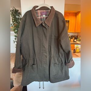 Denim&Co Forest Green Utility Jacket